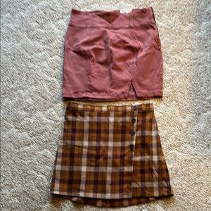 SO brand mini skirts. Size 13 / 31. Both NEW! One with tags, one without.